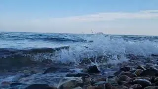 10 минут звук моря. Приятный звук моря для расслабления. Мелодия для сна.