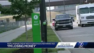People working in downtown Omaha during College World Series stunned by parking fees