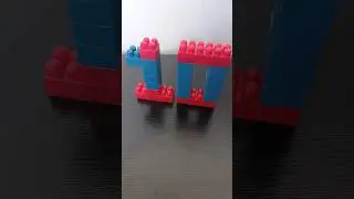 Satisfying DIY Building Blocks Number Ten 🔢 Lego Ice Cream | Tutorial #shorts