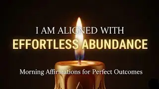 I AM ALIGNED WITH EFFORTLESS ABUNDANCE | Morning Affirmations for Perfect Outcomes