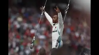 Lewis Hamilton - 100 Wins Collage