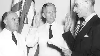 George Marshall's Swearing-In Ceremony | Documentary Footage