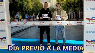 D&iacute;a previo a la media marat&oacute;n recogida de dorsal, feria y comidas.