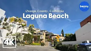 Driving by beautiful LAGUNA BEACH homes