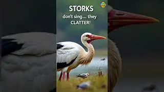 How does Stork click its beak instead of singing? Animals Sound for Kids. SoundyZoo. Learn  Sounds.