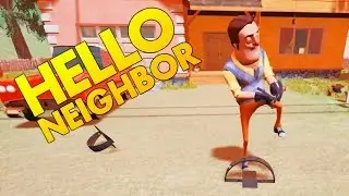 Hello Neighbor - Trapping the Neighbor - Secret Ending? - Let's Play Hello Neighbor Gameplay