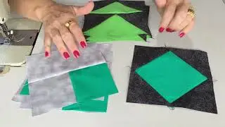 04 Passos para COSTURAR FÁCIL um BLOCO de PATCHWORK Lindo e Rápido