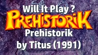 Will It Play ? Prehistorik with S2P (MT32) on the HP 200LX Palmtop