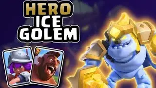 ULTIMATE CHAMPION GOD PLAYS THE NEW HOG 2.6 WITH HERO ICE GOLEM 👑🔥
