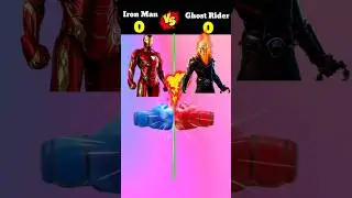 iron man vs Ghost rider❓#youtubeshorts #movie #viral #cartoon #ironman #rider