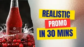 AI 🤩 Hyper-Realistic Cranberry Sparkling Juice PROMO!