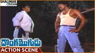 Donga Mogudu Movie || Chiranjeevi & Radhika Funny Action Scene || Chiranjeevi || Shalimarcinema