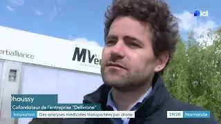 La solution Delivrone au CH de Verneuil sur Avre Reportage France 3 Normandie