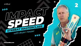Bryan Harper Masterclass on Impact Speed | str8bat Cricket Bat Sensor