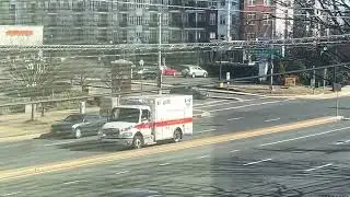 Rockville (RVFD) Engine 703 Bravo & Montgomery County (MCFRS) Ambulance 703 Responding
