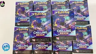 Chilling Reign Best Buy! Unboxing 10 Pokemon Chilling Reign Build & Battle Box