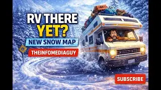 Finishing up the NEW Snow Map in RV There Yet? 🚐❄️ | LIVE #9 | TheInfomediaGuy