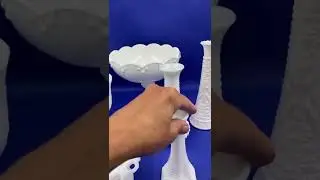 Collection of White Milk Glass And Hobnail Vases and Compotes