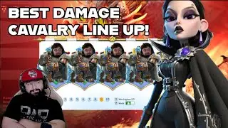 BEST 5 CAVALRY DAMAGE SET UP! PAIRINGS! PETS! TALENTS! CALL OF DRAGONS!