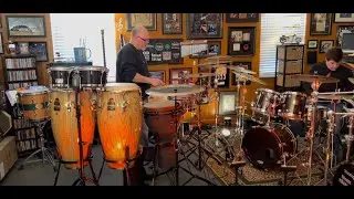 Edward Freytag COOL GROOVES #7 w/ William Ellis / Percussion AND Drumset / 2+3 Son Clave Variations