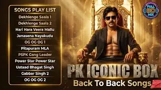 PK ICONIC BOX 🔥 | Power Star Pawan Kalyan 8D Songs | Back To Back Mass Hits