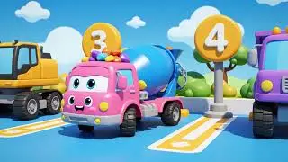 City Builders Team 🚧 | Construction Songs & 3D Vehicle Adventures
