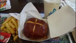 Mukbang: Having @Culvers Pretzel Haus Pub Burger,Crinkle Cut Fries And Vanille Shake