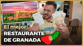 COMIENDO en el MEJOR RESTAURANTE de GRANADA seg&uacute;n los GRANA&Iacute;NOS