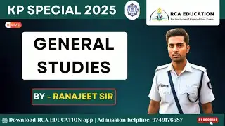 KP Special 2025 | General Studies Class by Ranajeet Sir | Kolkata Police Exam Preparation