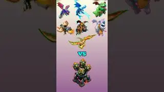 air defense vs dragon #clashofclans #coc #short #shorts