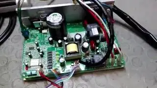 Collaudo finale dopo l'installazione di un kit sostitutivo completo di elettronica per tapis roulant