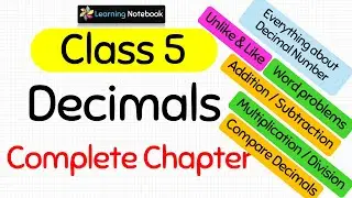 Class 5 Maths Chapter Decimals - Class 5 Decimal Numbers
