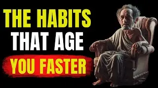 Stop Them Now! 13 Habits That Secretly Make You Age Faster | Stoicism #stoicguide #stoicismjourney