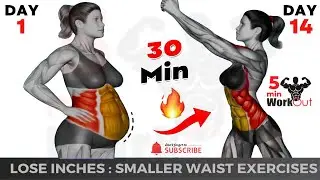30 Minute Weight Loss Workout 🔥Burn Belly Fat | Flat Stomach In In 10 Days Challenge (STANDING ONLY)