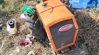 tractor Goldoni oil change motor IM350