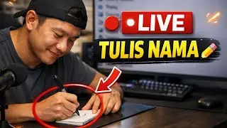 LIVE !!! TULIS NAMA SENDIRI SODARA PASANGAN KELUARGA PUN JUGA BOLEH