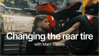 Verge TS Pro Rear Tire Change &ndash; Hubless Wheel Change Demo with Marc Travels