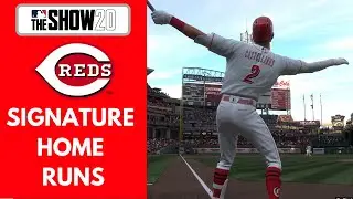 MLB The Show 20 - Cincinnati Reds' Signature HR Celebrations and Bat Flips