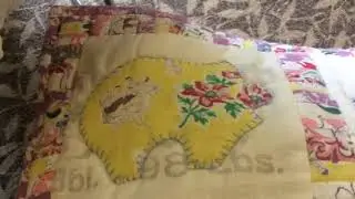 Feed sack quilt