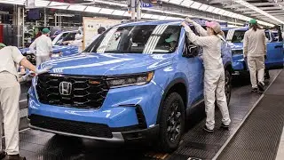 New HONDA PILOT 2023 - PRODUCTION starts in USA