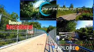 Ride: Duncan Creek Recreational Trail is one of the most beautiful trails in Toronto!