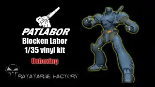 PATLABOR Model Kit / Vynil kit Blocken Labor par Kaiyodo : reissue : 1/35 scale power !