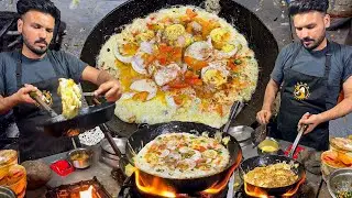 Unbelievable Speed! Selling 5,000 Omelets Every Day | Karachi Street Food