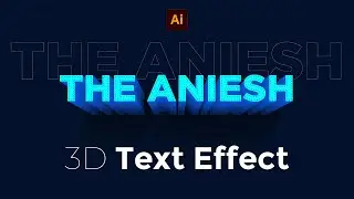 3D Text Effect in Illustrator with Shadows - Free Adobe Illustrator Tutorial