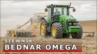 Siew RZEPAKU z JOHN DEERE + Bednar Omega 6000L, czyli zestaw do uprawy UPROSZCZONEJ