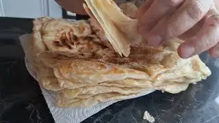 Vlog video çok lezzetli çok kolay katmer tarifi paylaştım denemelisiniz