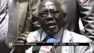 Nairobi council workers on strike