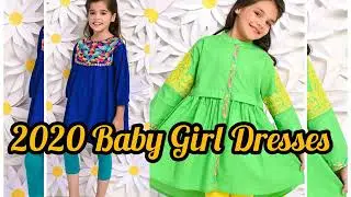 Baby Girl Dresses Design 2020 - Pakistani kids Outfit - lawn Frock/kurti Designs