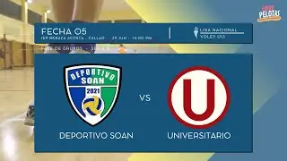 Liga Nacional de Voley Femenino U13 - Fecha 05 - Deportivo Soan 🆚 Universitario