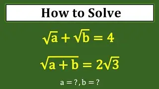 Math olympiad | A very nice square root simplification maths problems |Algebra problems |